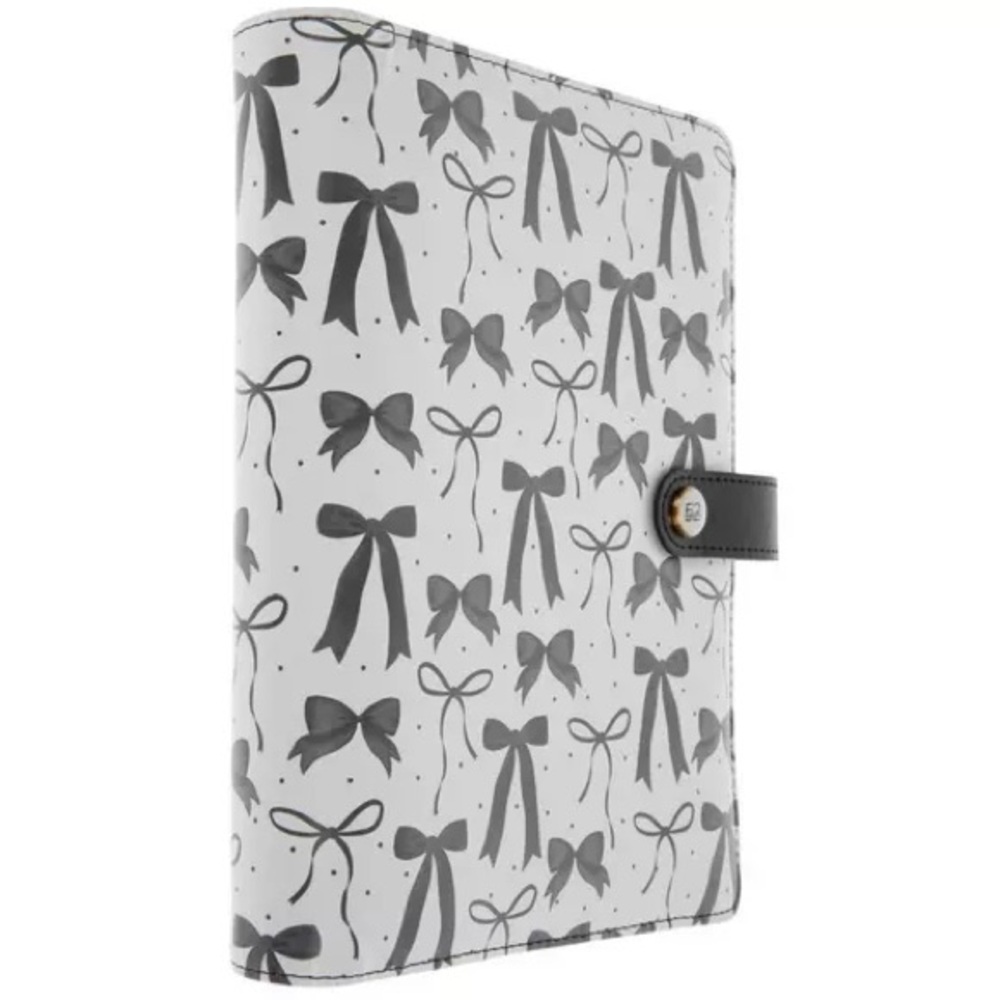Black Bows & Dots Empty Personal Planner